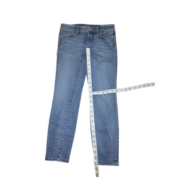 Ann Taylor Loft Skinny Jeans Women Sz 24 / 00P Blue Denim Modern‎ Skinny Ankle - Picture 4 of 6